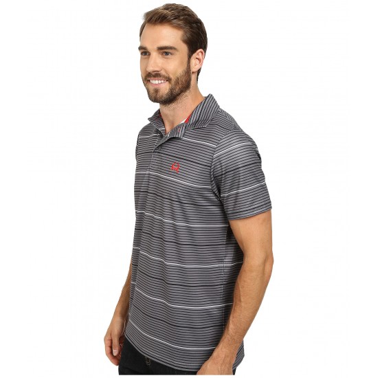 Cinch Athletic Poly Spandex Tech Polo Striped