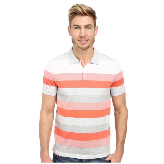 PUMA Golf Heather Stripe Polo