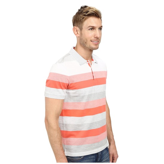 PUMA Golf Heather Stripe Polo