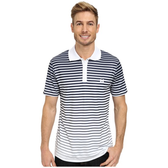 Nautica Short Sleeve Bold Stripe Polo