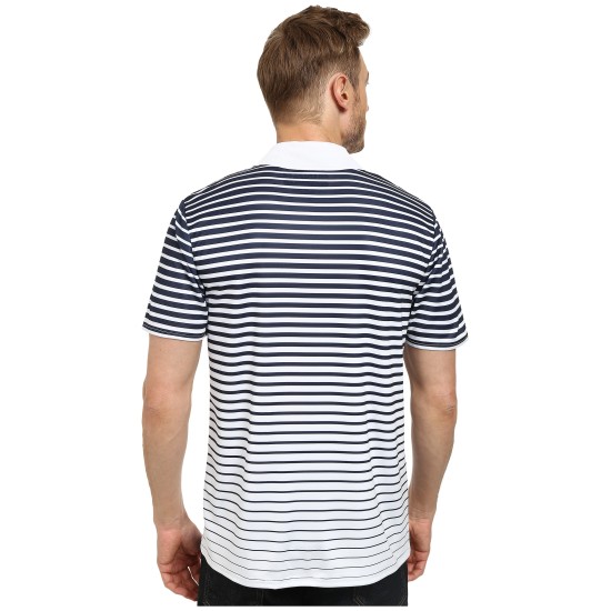 Nautica Short Sleeve Bold Stripe Polo