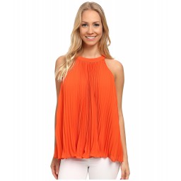 Pleated Halter Blouse Pleated Halter Blouse